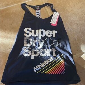 Superdry Women's Black Sport Tank Top
